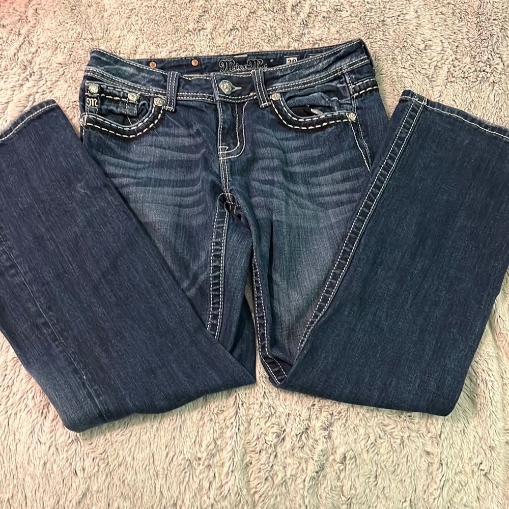 Miss Me Easy Boot cut jeans size 28